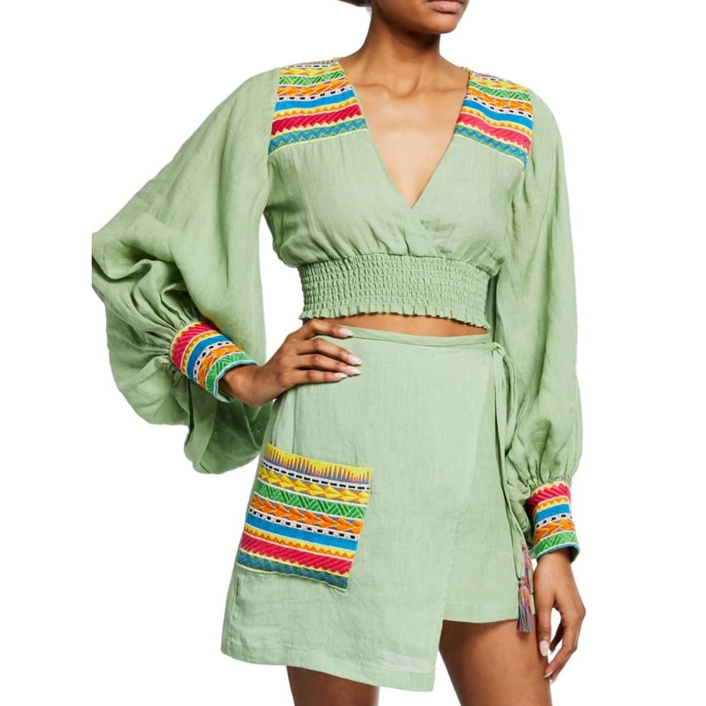 NWT All Things Mochi Cora Top & Ivy Skirt Set